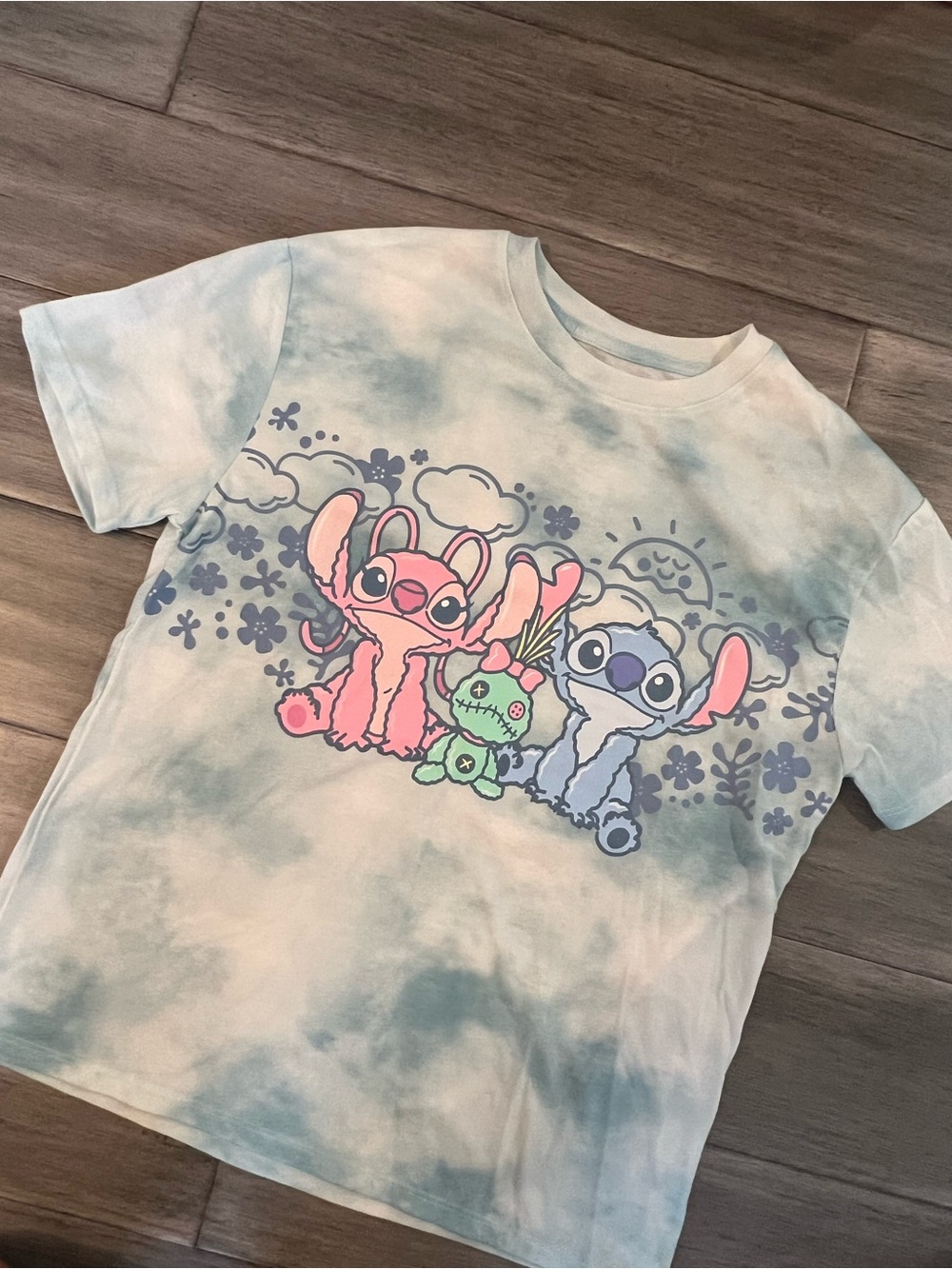 Disney Kids size L Tie-Dye Lilo & Stitch Graphic Tee